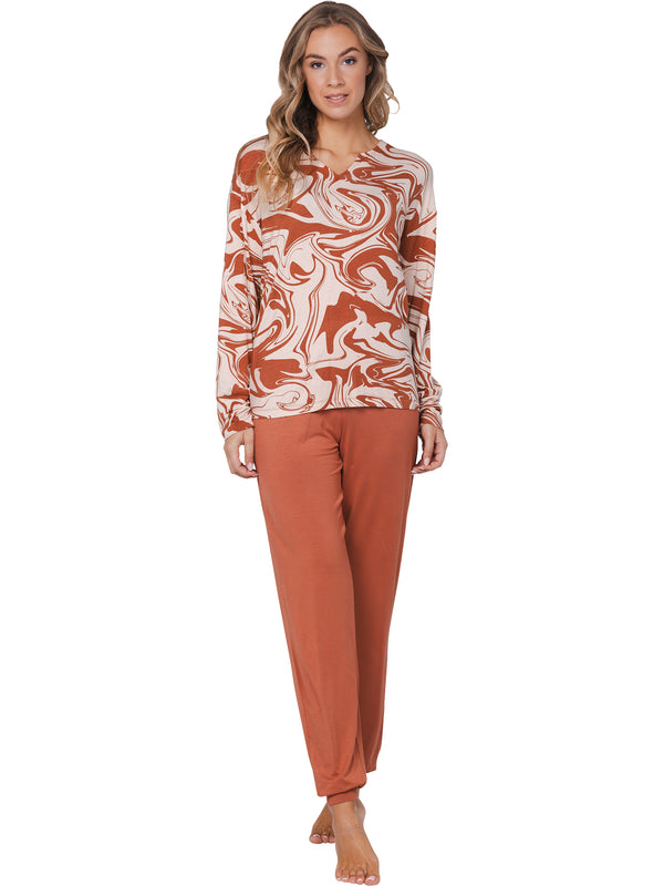 Pyjama Pastunette 121252-200-2 Brown