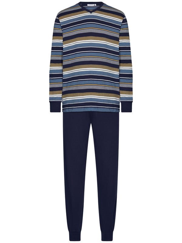 Heren Pyjama Pastunette 122252-548-520 Dark Blue