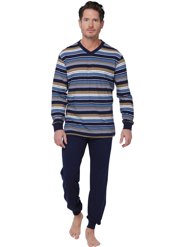 Heren Pyjama Pastunette 122252-548-520 Dark Blue