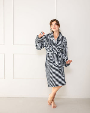 Badjas Linolux Fiore Navy