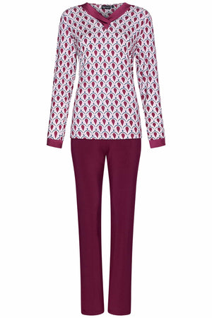 Pyjama Pastunette 25242-320-2 Dark Red