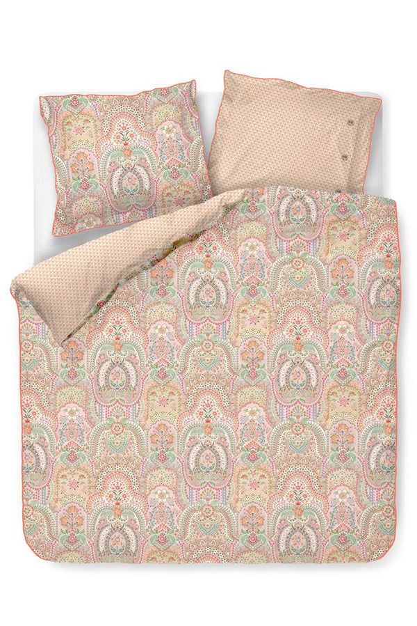 Pip Studio Dekbedovertrek Jabali Flower Coral - percal