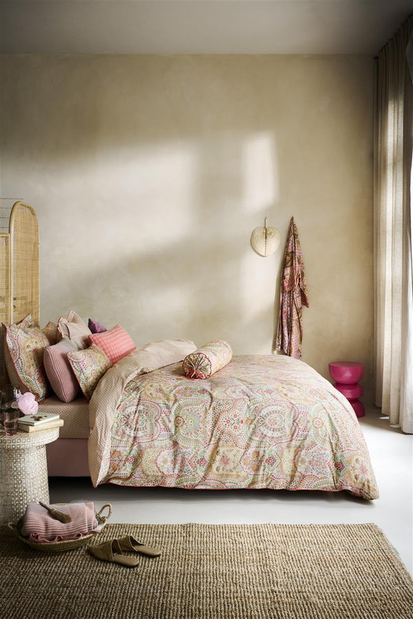 Pip Studio Dekbedovertrek Jabali Flower Coral - percal