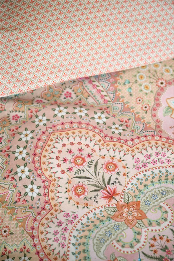 Pip Studio Dekbedovertrek Jabali Flower Coral - percal