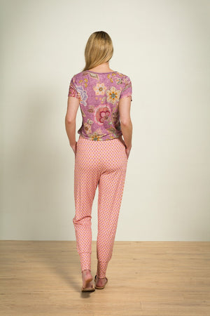 Broek Pip Studio Bobien Mojo Pink model achterkant