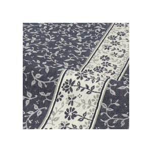 Theedoek Bunzlau Castle Daydream Dark Blue detail
