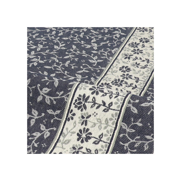 Theedoek Bunzlau Castle Daydream Dark Blue detail
