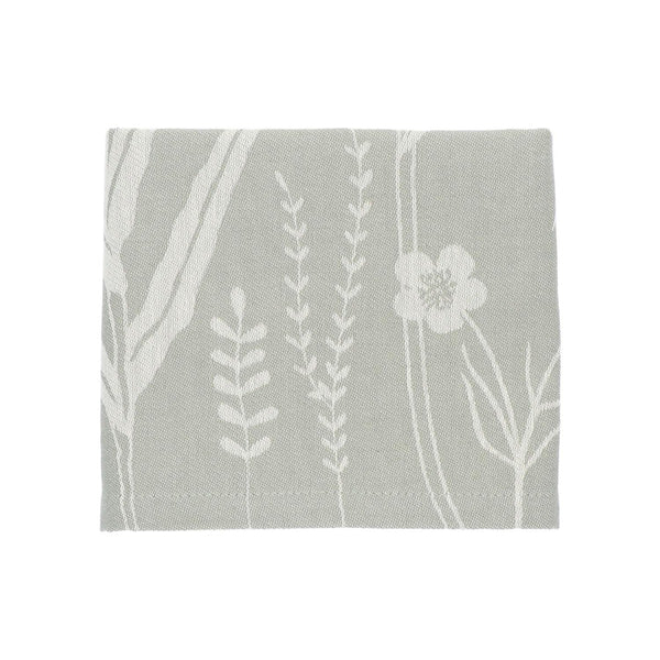 Theedoek Bunzlau Castle  Wild flowers Dark Green