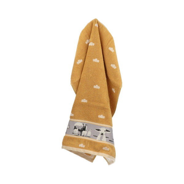Keukendoek Bunzlau Castle  Sheep Yellow hangend