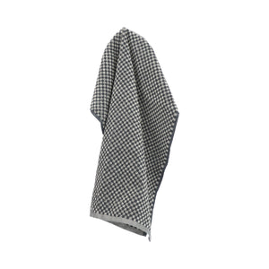 Bunzlau Castle Keukendoek Small Check Anthracite GOTS