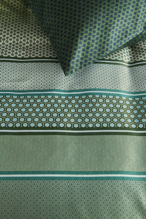 Beddinghouse Dekbedovertrek Anubis Green - katoen satijn