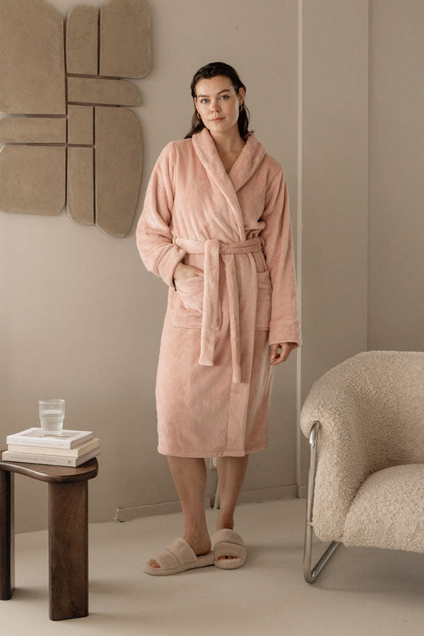 Linolux Badjas Alva Rose - Fleece