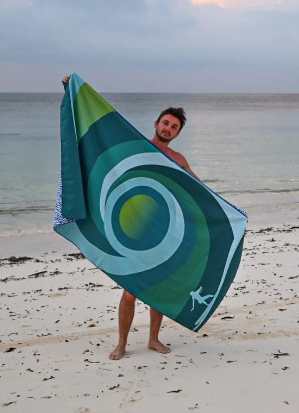 Strandlaken XL Soobluu Bomb Green