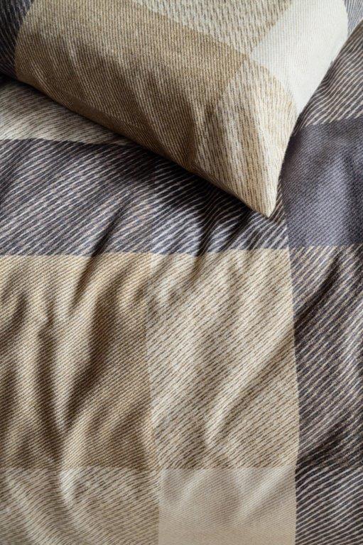 Dekbedovertrek Beddinghouse Dario Taupe Flanel