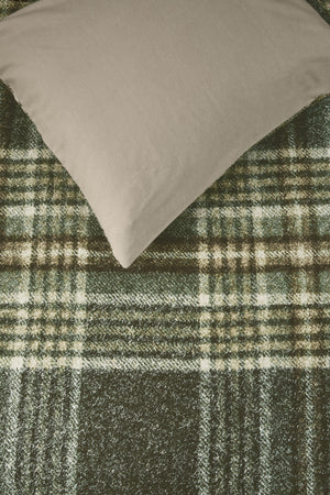Riviera Maison Dekbedovertrek Elliot Green - flanel