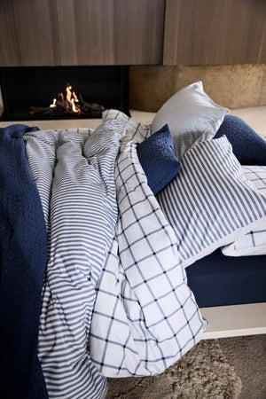 Dekbedovertrek Vandyck Dundee Blue Ink Flanel