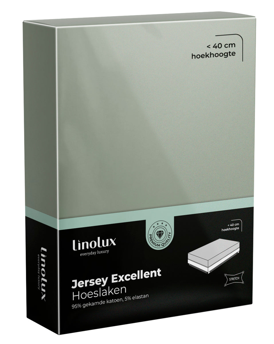 Hoeslaken Linolux Jerey Excellent Light Green