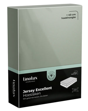 Hoeslaken Linolux Jerey Excellent Light Green