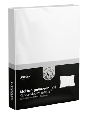 Molton Kussensloop Linolux 100% Katoen (2 stuks)