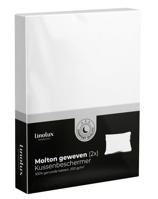 Molton Kussensloop Linolux 100% Katoen (2 stuks)