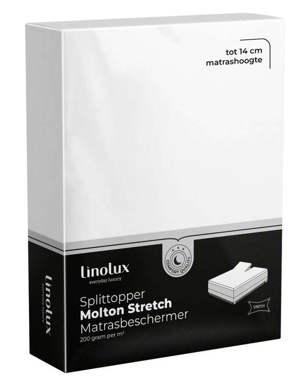 Molton Splittopper Hoeslaken Linolux Stretch Basic