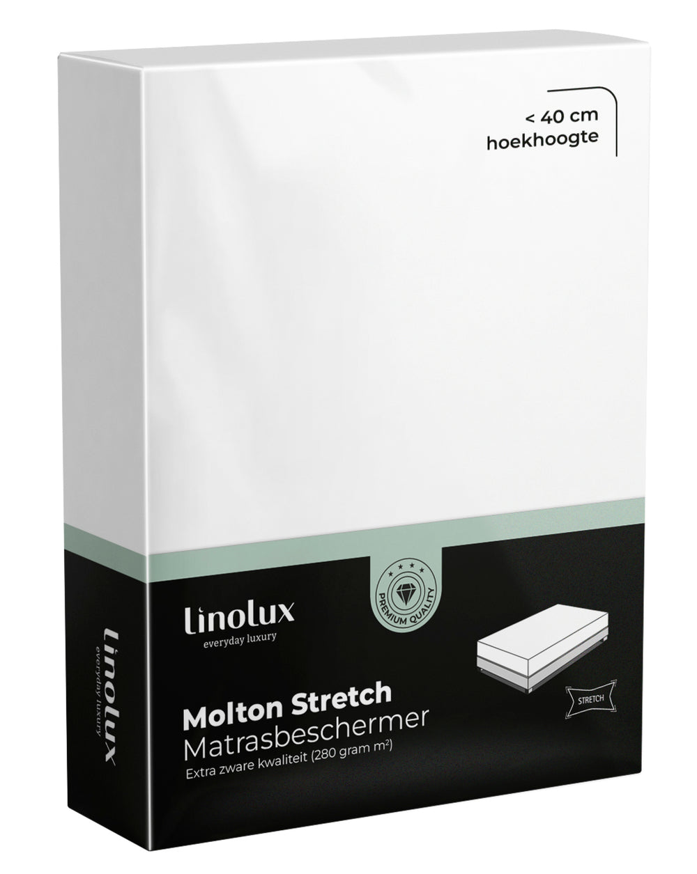 Molton Hoeslaken Linolux Stretch De Luxe