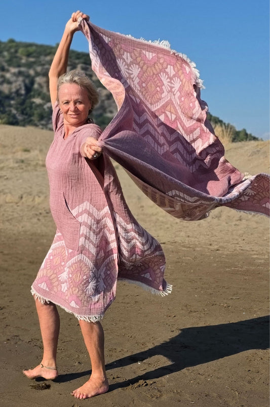 Zusenzomer Hamamdoek Reza Bordeaux