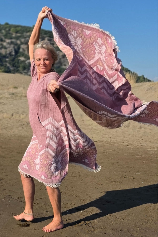 Zusenzomer Hamamdoek Reza Bordeaux
