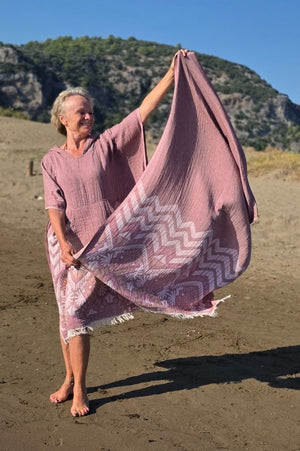 Zusenzomer Hamamdoek Reza Bordeaux