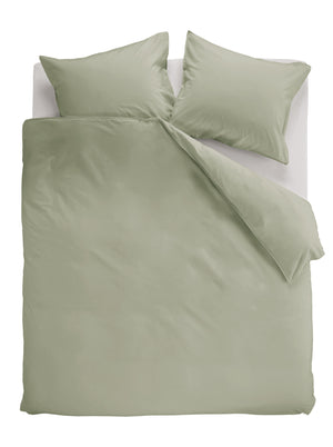 Dekbedovertrek Linolux Washed Cotton Green