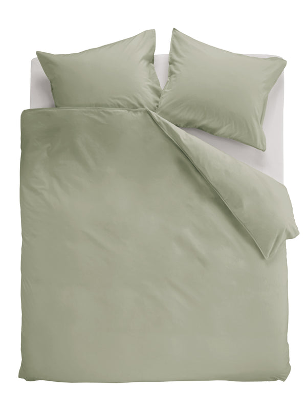Dekbedovertrek Linolux Washed Cotton Green