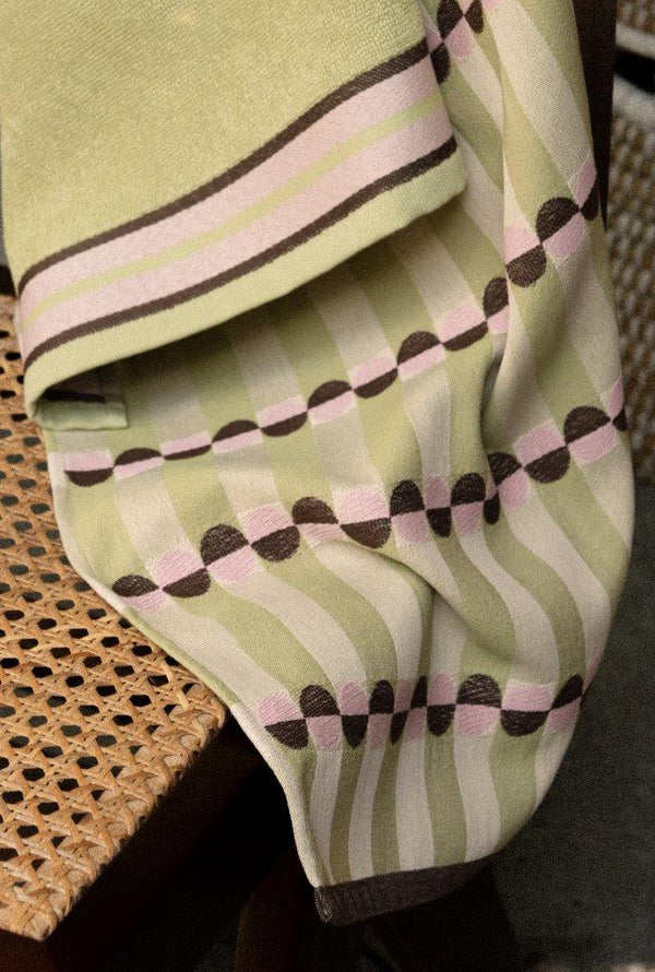 Return to Sender Keukendoek Ana Sage Green GOTS