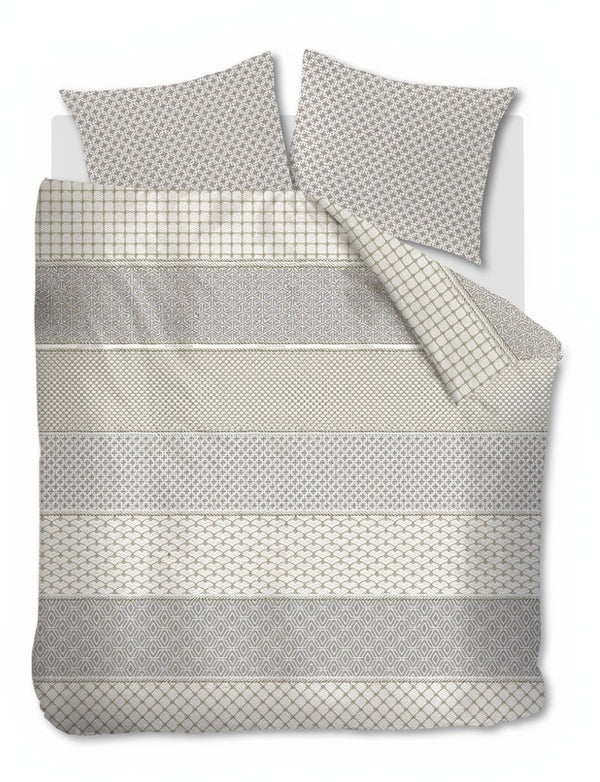 Riviera Maison Dekbedovertrek Robes Taupe