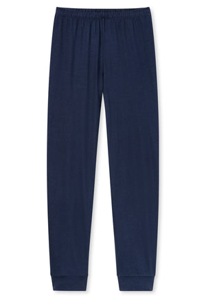 Schiesser Dames Pyjama 182019 Blauw