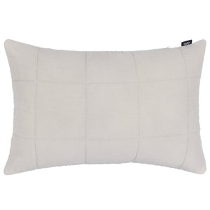 Linolux Kussenhoes Blocks Stonewashed Stone 40x60