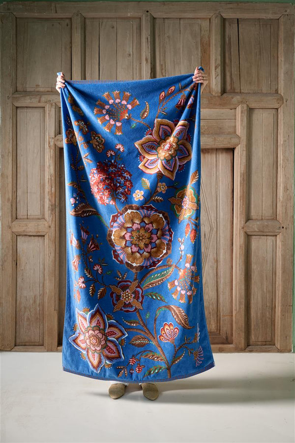 Strandlaken Pip Studio Viva La Vida Blue- luxe katoen velours