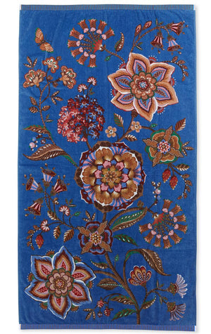Strandlaken Pip Studio Viva La Vida Blue- luxe katoen velours