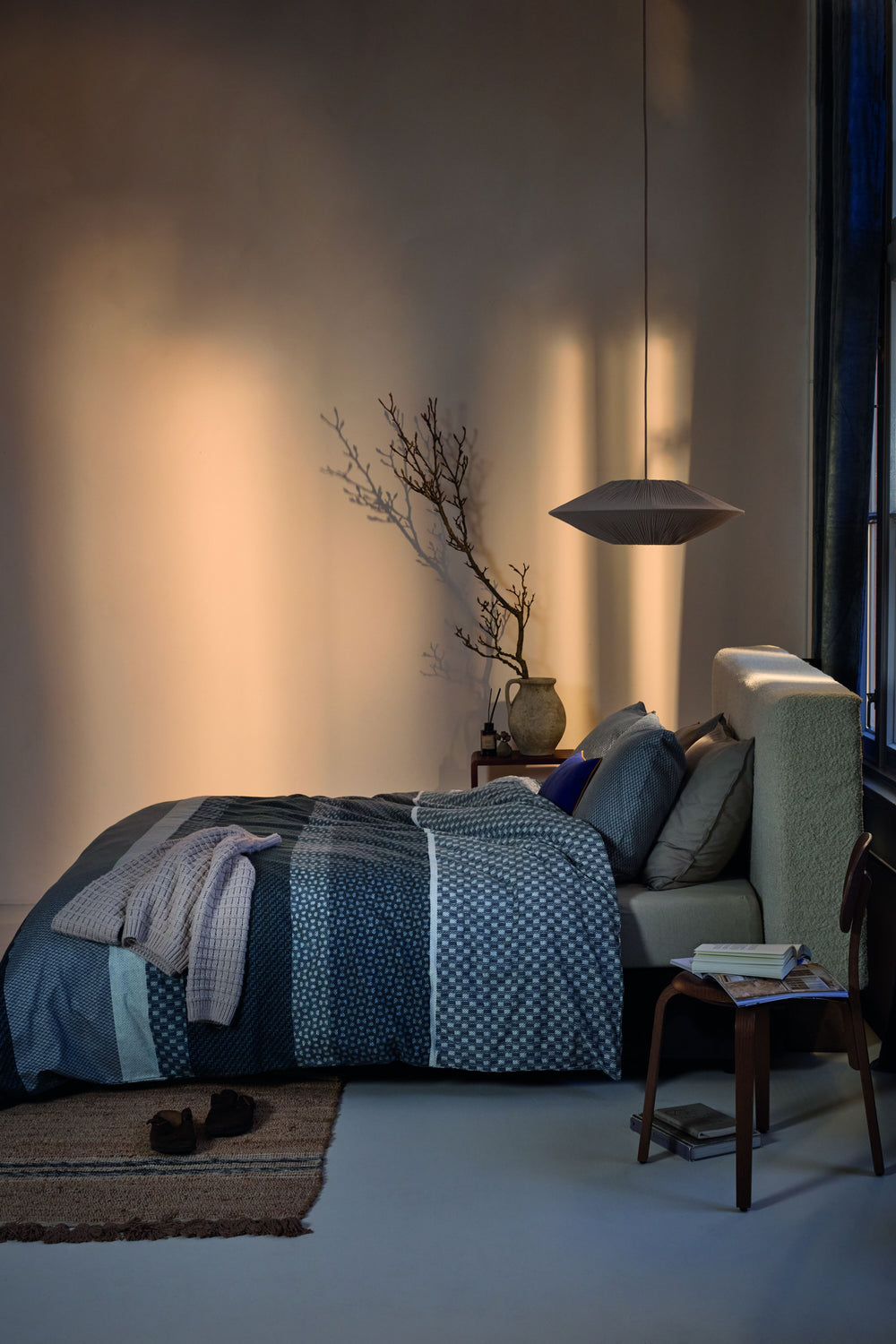 Dekbedovertrek Beddinghouse Fera Blue Flanel