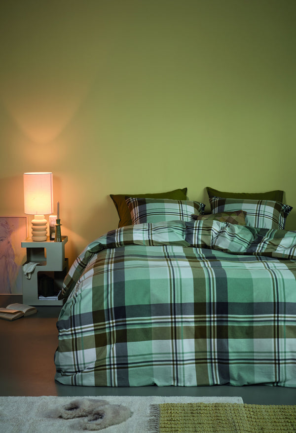 Dekbedovertrek Beddinghouse Vernon Green Flanel