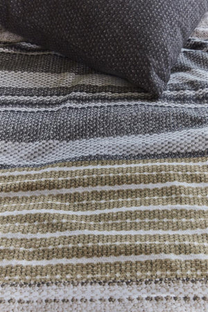 Dekbedovertrek Beddinghouse Arvin Grey Flanel detail