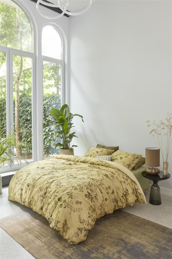 Dekbedovertrek Beddinghouse Charlotte Olive Green mood