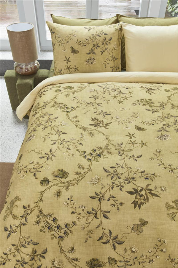 Dekbedovertrek Beddinghouse Charlotte Olive Green voorstaand