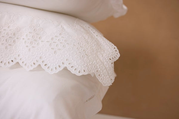 Kussensloop Livello Luna White detail