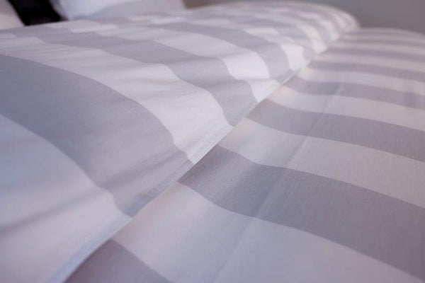 Dekbedovertrek Livello Beach Stripe Grey detail 2