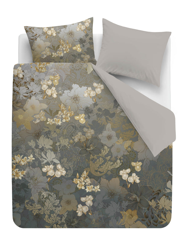 Kardol Dekbedovertrek Flornatus Olive Green - katoen satijn