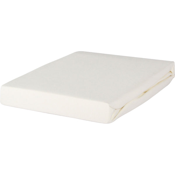 Splittopper Hoeslaken Livello Jersey Stretch Off White 