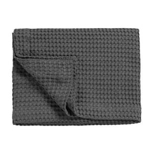 Wafeldeken Vandyck Pique  Off Black