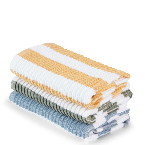 Vaatdoek Livello White/Grey Blue combi kleuren