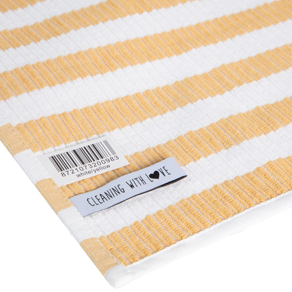 Vaatdoek Livello White/Yellow label