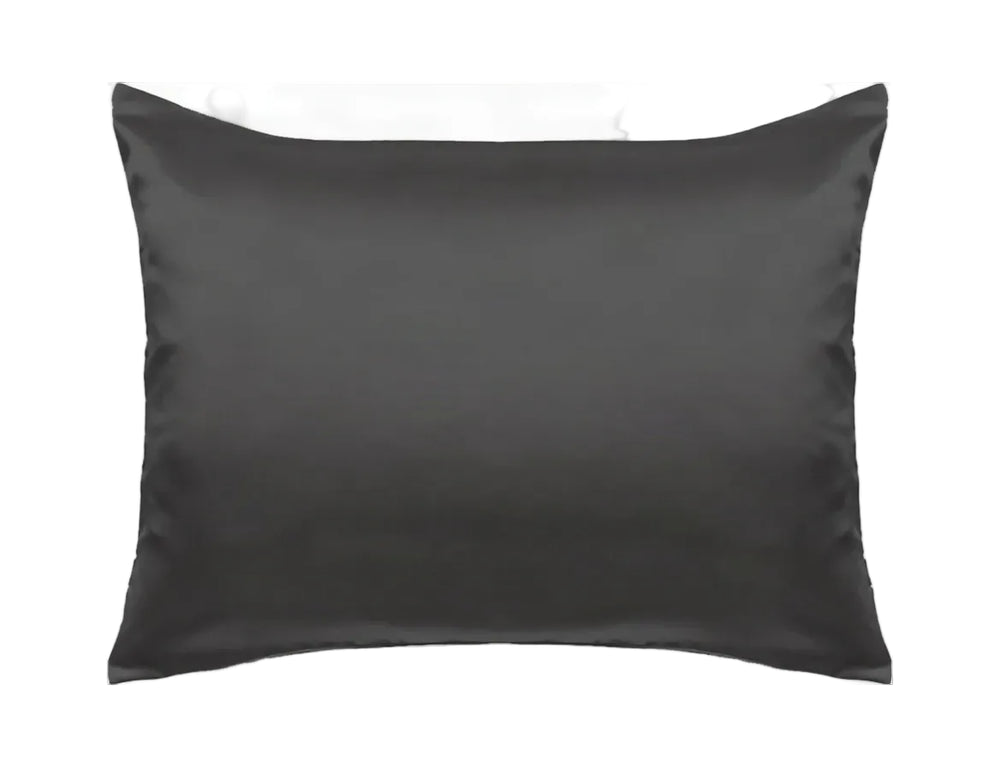 Linolux Satin Beauty Kapselsloop Dark Grey – polyester satijn